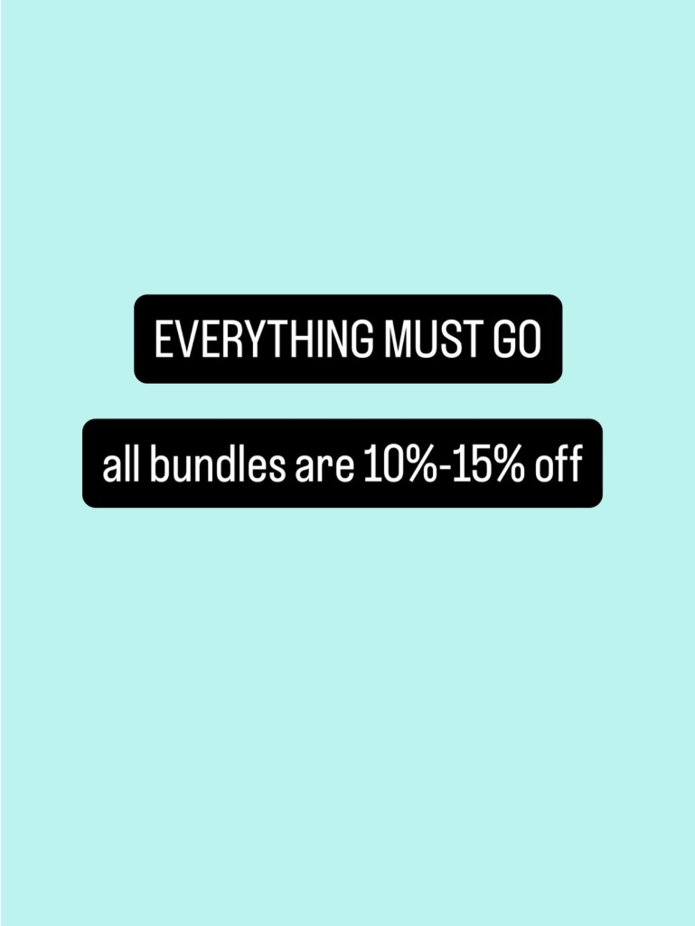 Everything Must Go